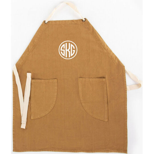 Personalized Sandstone Boardwalk Canvas Apron